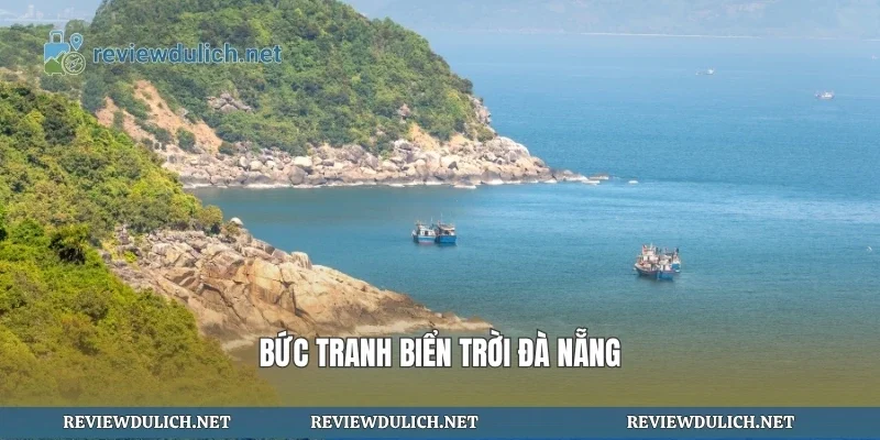 Bức tranh biển trời đà nẵng