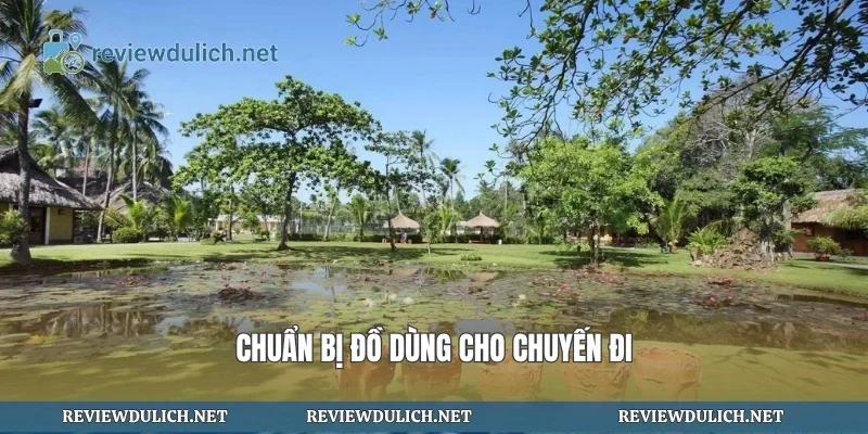 Chuẩn bị đồ dùng cho chuyến đi