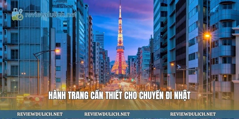 Hành trang cần thiết cho chuyến đi Nhật