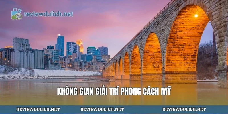 Không gian giải trí phong cách Mỹ