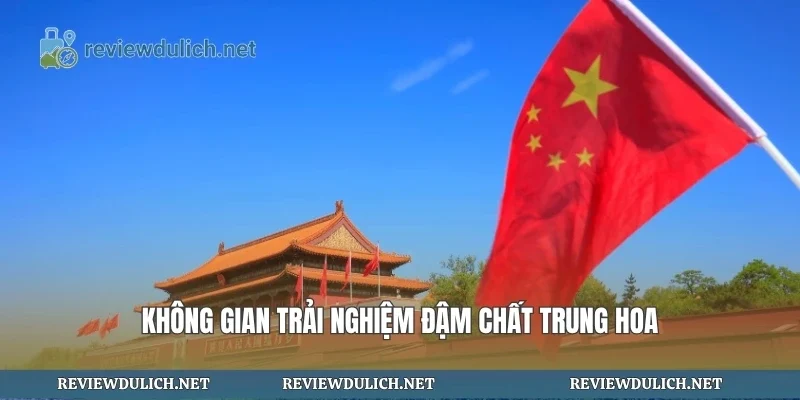 Không gian trải nghiệm đậm chất Trung Hoa
