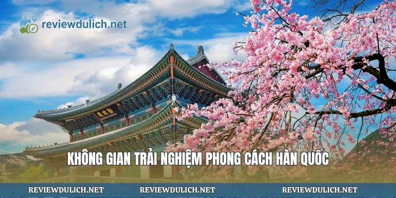 Không gian trải nghiệm phong cách Hàn Quốc