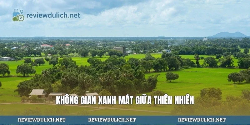 Không gian xanh mát giữa thiên nhiên