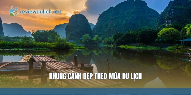 Khung cảnh đẹp theo mùa du lịch