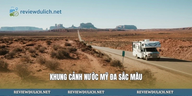 Khung cảnh nước Mỹ đa sắc màu