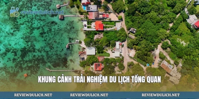 Khung cảnh trải nghiệm du lịch tổng quan